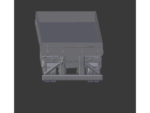 Trailer brazil flatbed 3D 打印模型