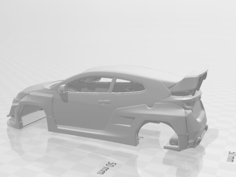 Toyota yaris 3D Print Model