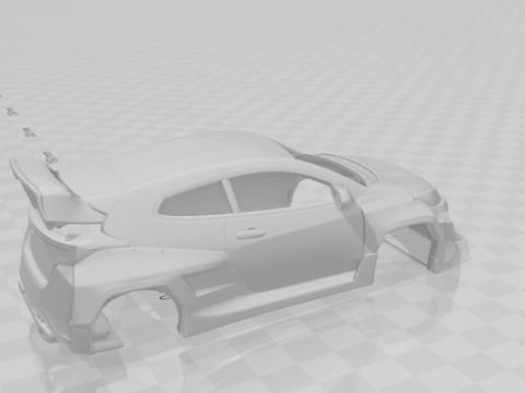 Toyota yaris 3D Print Model