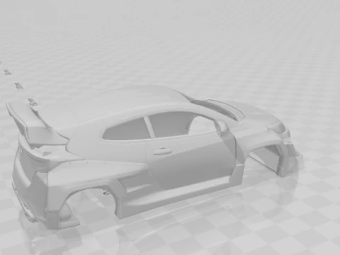 Toyota yaris 3D Print Model