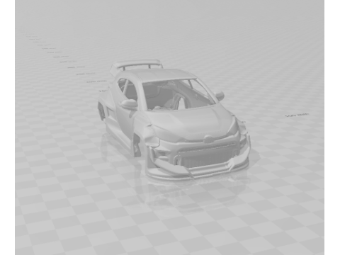 Toyota yaris 3D Print Model