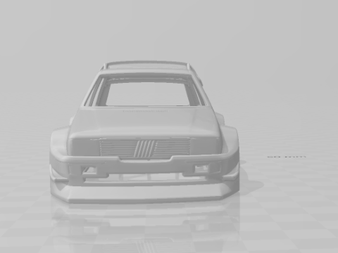 Fiat uno extreme race 3D Print Model