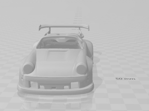 Porsche 911 speedster rwb 3D-Druckmodell
