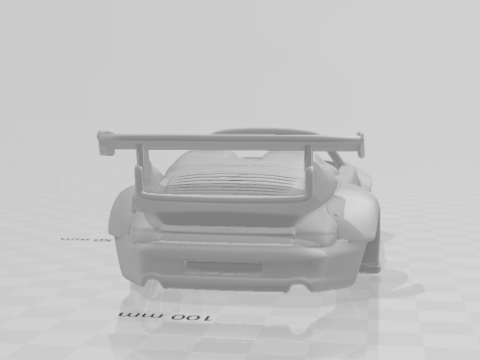 Porsche 911 speedster rwb 3D-Druckmodell