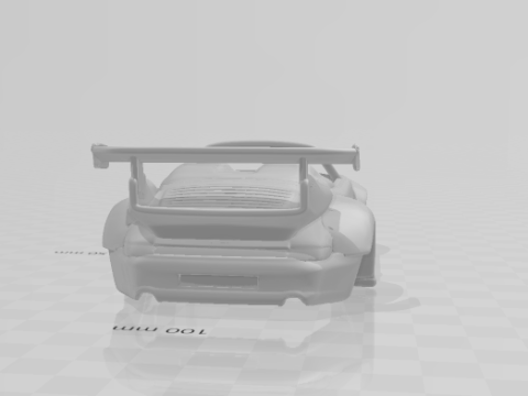 Porsche 911 speedster rwb 3D-Druckmodell
