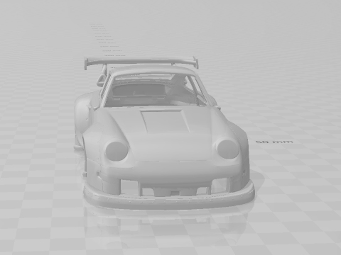 Porsche 911 rwb 3Dプリントモデル