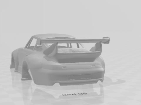 Porsche 911 rwb 3Dプリントモデル