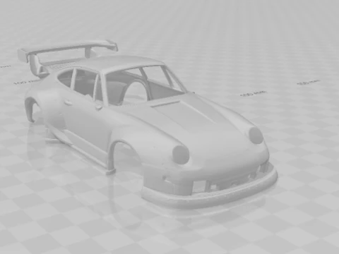 Porsche 911 rwb 3D Print Model