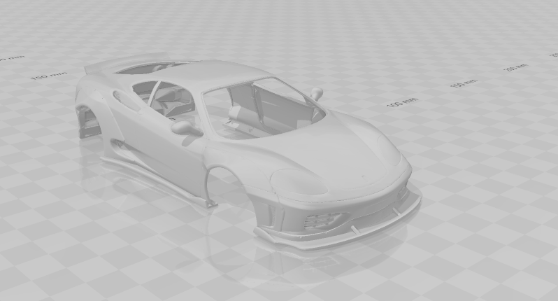 Ferrari modena 360 custom 3D Print Model .c4d .max .obj .3ds .fbx .stl .blend