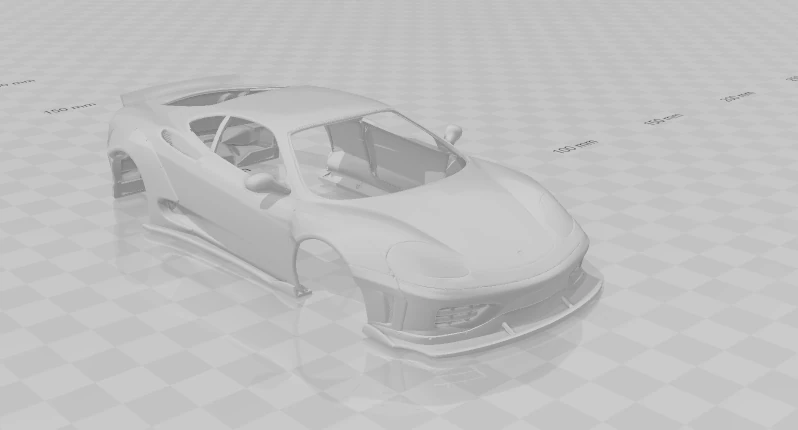 Ferrari modena 360 custom 3D Print Model .c4d .max .obj .3ds .fbx .stl .blend 