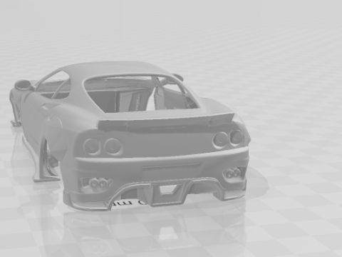 Ferrari modena 360 custom 3D Print Model