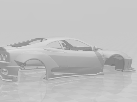 Ferrari modena 360 custom 3D Print Model
