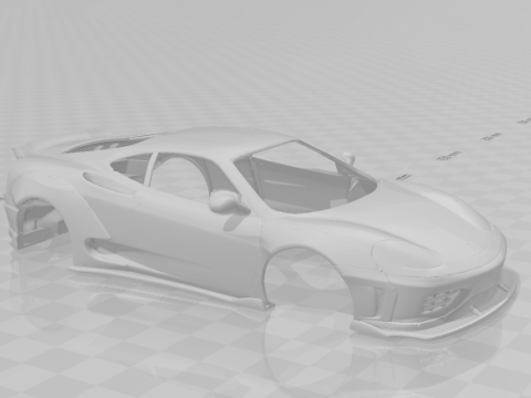 Ferrari modena 360 custom 3D Print Model
