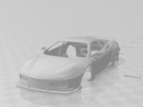 Ferrari modena 360 custom 3D Print Model