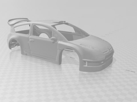 Citroen c4 rally 3D Print Model