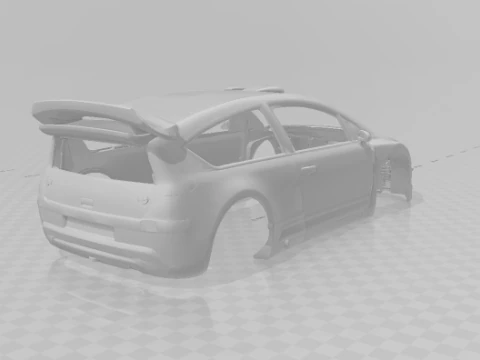 Citroen c4 rally 3D Print Model