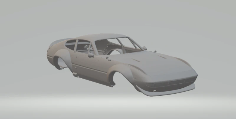 Ferrari daytona 3D Print Model .c4d .max .obj .3ds .fbx .stl .blend 