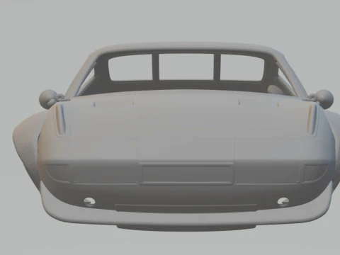 Ferrari daytona 3D Print Model
