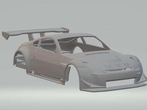 Nissan 350z race gt 3D-printmodel