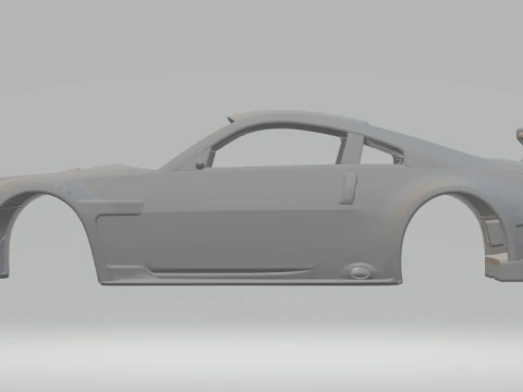 Nissan 350z race gt 3D Print Model