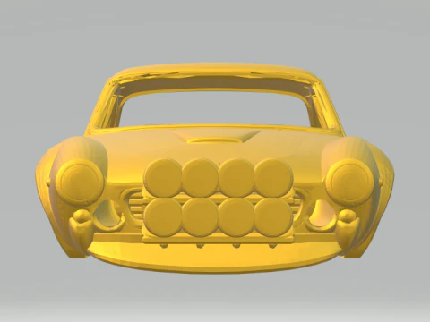 Ferrari rally car 3D Print Model