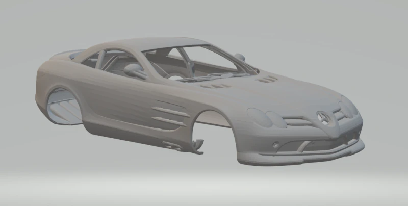 Mclaren slr 722 3D Print Model .c4d .max .obj .3ds .fbx .stl .blend