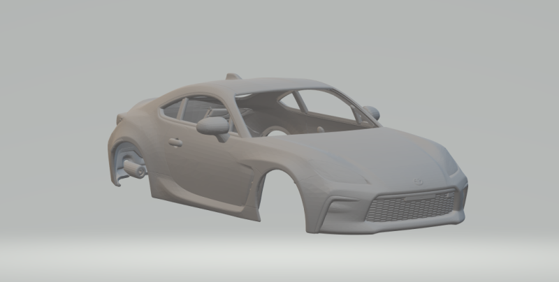 Toyota gr 3D Print Model .c4d .max .obj .3ds .fbx .stl .blend