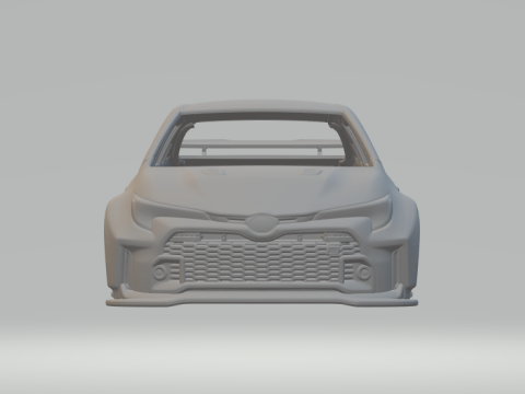 Toyota corolla custom gr 3D 프린트 모델