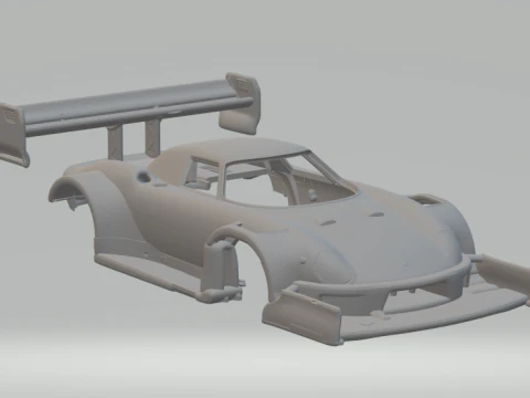 Ferrari dino extreme pike peak 3D Print Model