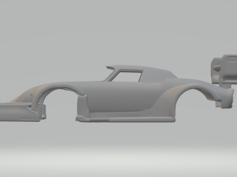 Ferrari dino extreme pike peak 3D 프린트 모델