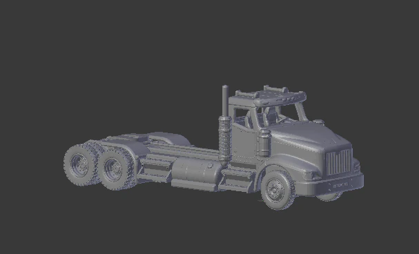 International paystar 6x4 3D Print Model .c4d .max .obj .3ds .fbx .stl .blend 