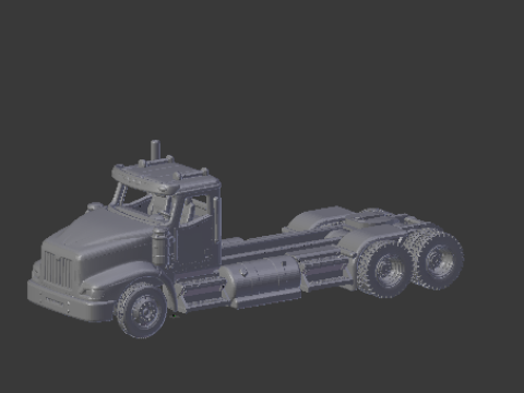 International paystar 6x4 3D Print Model