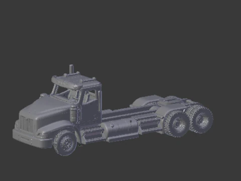 International paystar 6x4 3D Print Model