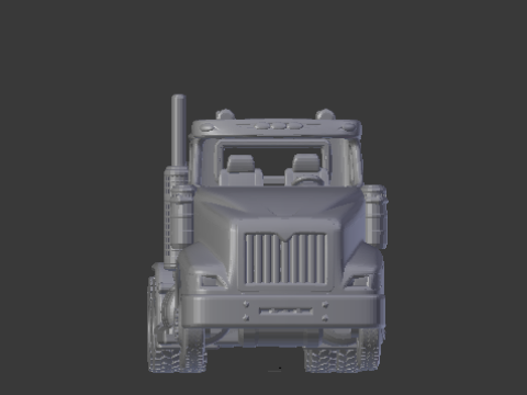 International paystar 6x4 3D Print Model