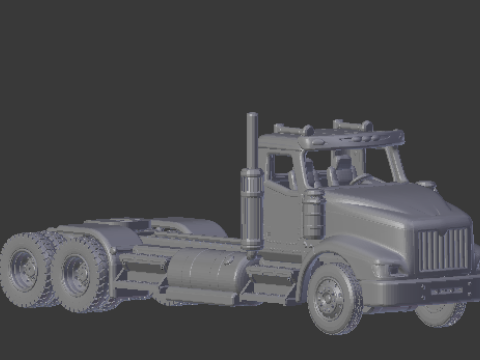 International paystar 6x4 3D Print Model