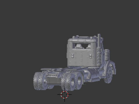 International paystar 6x4 3D Print Model