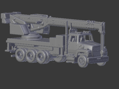 Ln 8000 truck crane Modelo de impresión 3D