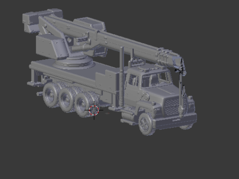 Ln 8000 truck crane Modelo de impresión 3D
