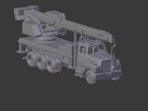 Ln 8000 truck crane 3D Print Model