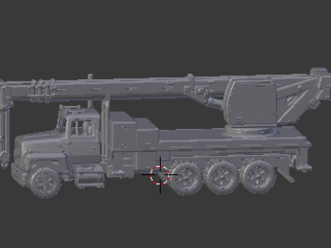 Ln 8000 truck crane Modelo de impresión 3D