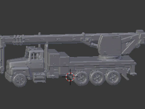 Ln 8000 truck crane 3D Print Model