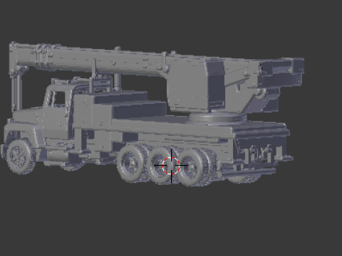 Ln 8000 truck crane Modelo de impresión 3D