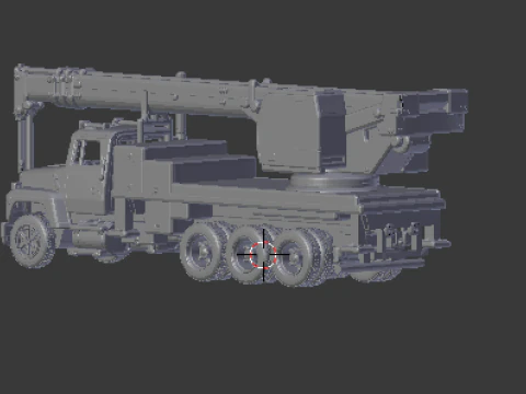 Ln 8000 truck crane 3D Print Model