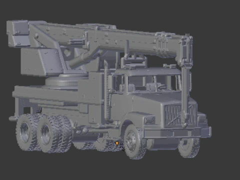 Volvo wg crane 3D Print Model