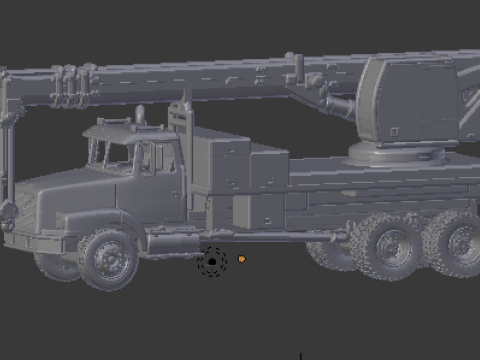 Volvo wg crane Modelo de Impressão 3D