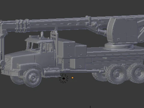 Volvo wg crane 3D Print Model