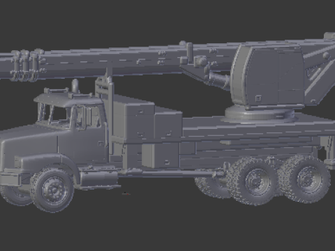 Volvo wg crane Modelo de Impressão 3D