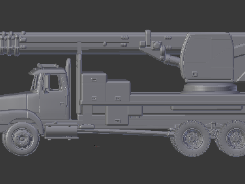Volvo wg crane Modelo de Impressão 3D