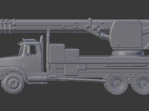 Volvo wg crane 3D Print Model