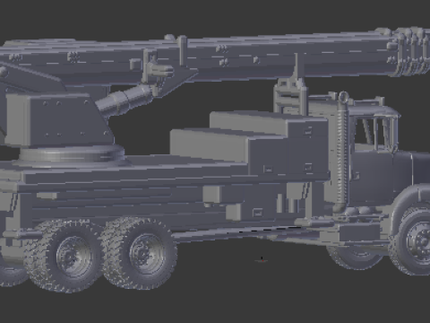 Volvo wg crane Modelo de Impressão 3D